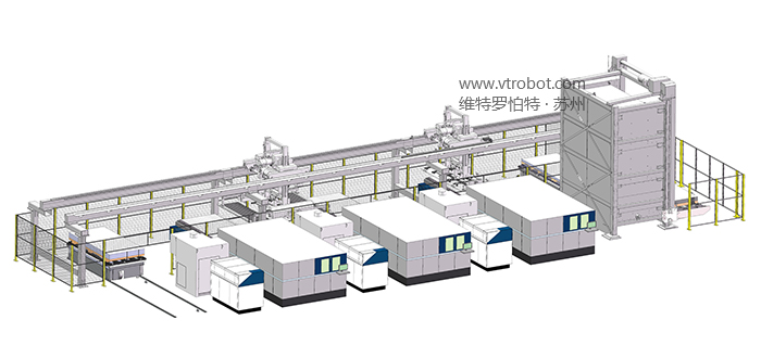 FMS4020激光柔性生產(chǎn)線